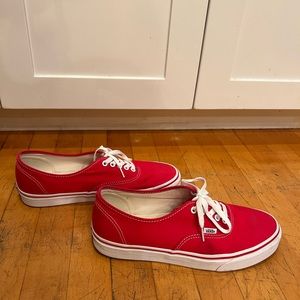 Classic red Vans